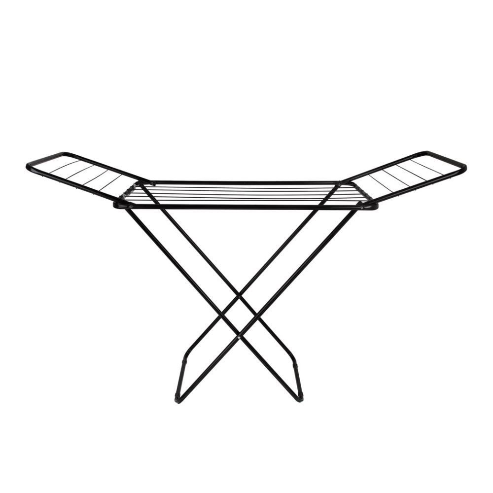 Varal De Chão Com Abas Slim Mor 1,44M - Preto