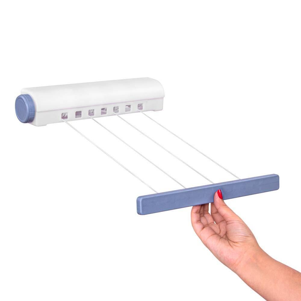 Varal Retrátil 4 Cordas Ordene Log - Plástico