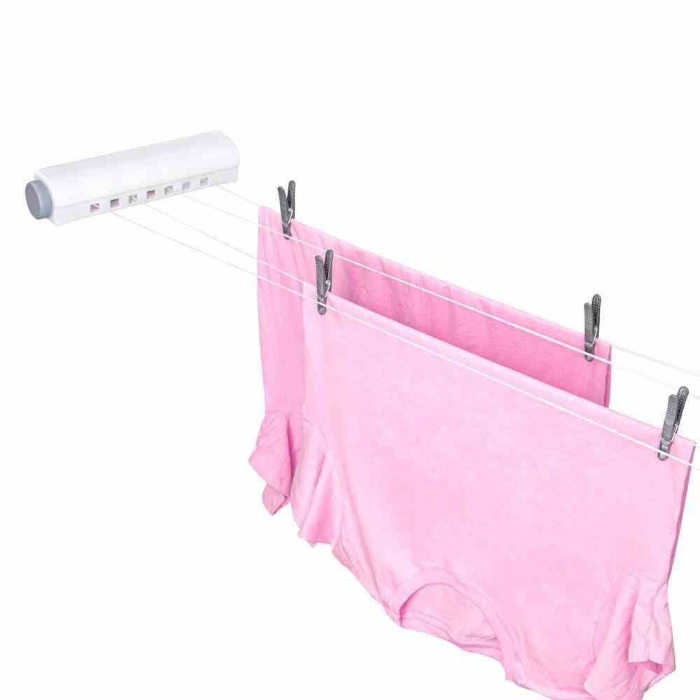 Varal Retrátil 4 Cordas Ordene Log - Plástico