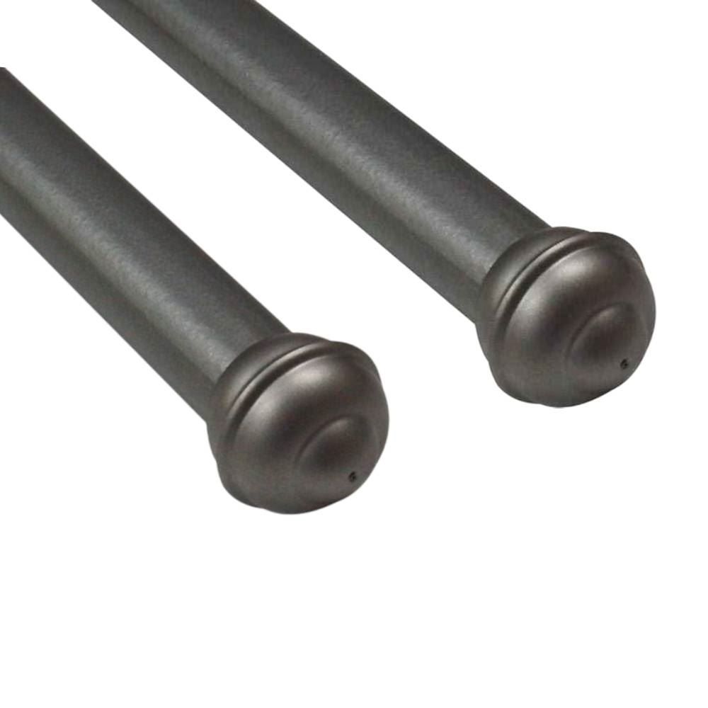 Varão de Cortina Grosso Duplo 2,00 m Havan Casa - Prata Fosco