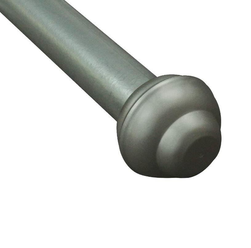Varão De Cortina 1,50 M Grosso Havan - Prata Fosco