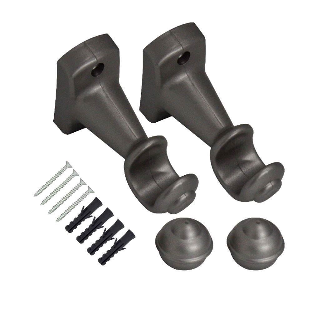 Varão De Cortina 2,00 M Grosso Havan - Prata Fosco