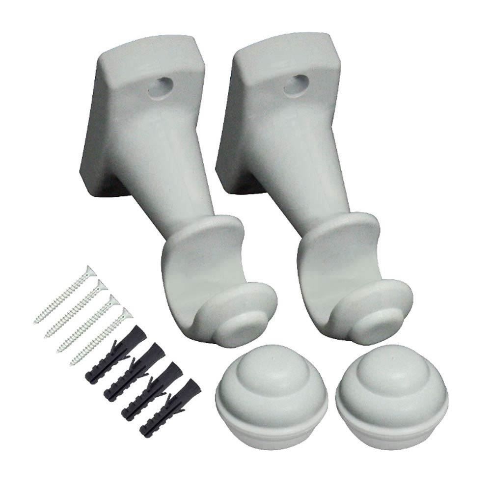 Varão De Cortina Médio Fosco 2,00 M Havan Casa - Branco Fosco