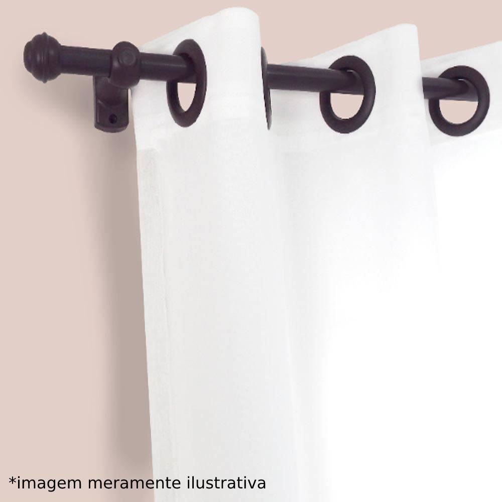 Varão De Cortina 2,00M Havan Casa Médio Fosco  - Imbuia Fosco