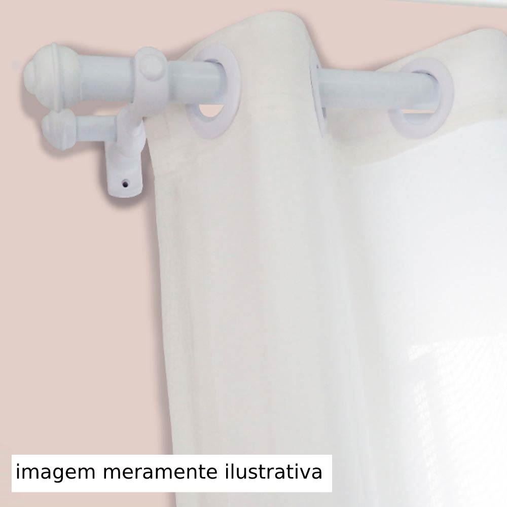 Varão De Cortina Médio Duplo 2 M Fosco Havan - Branco Fosco 