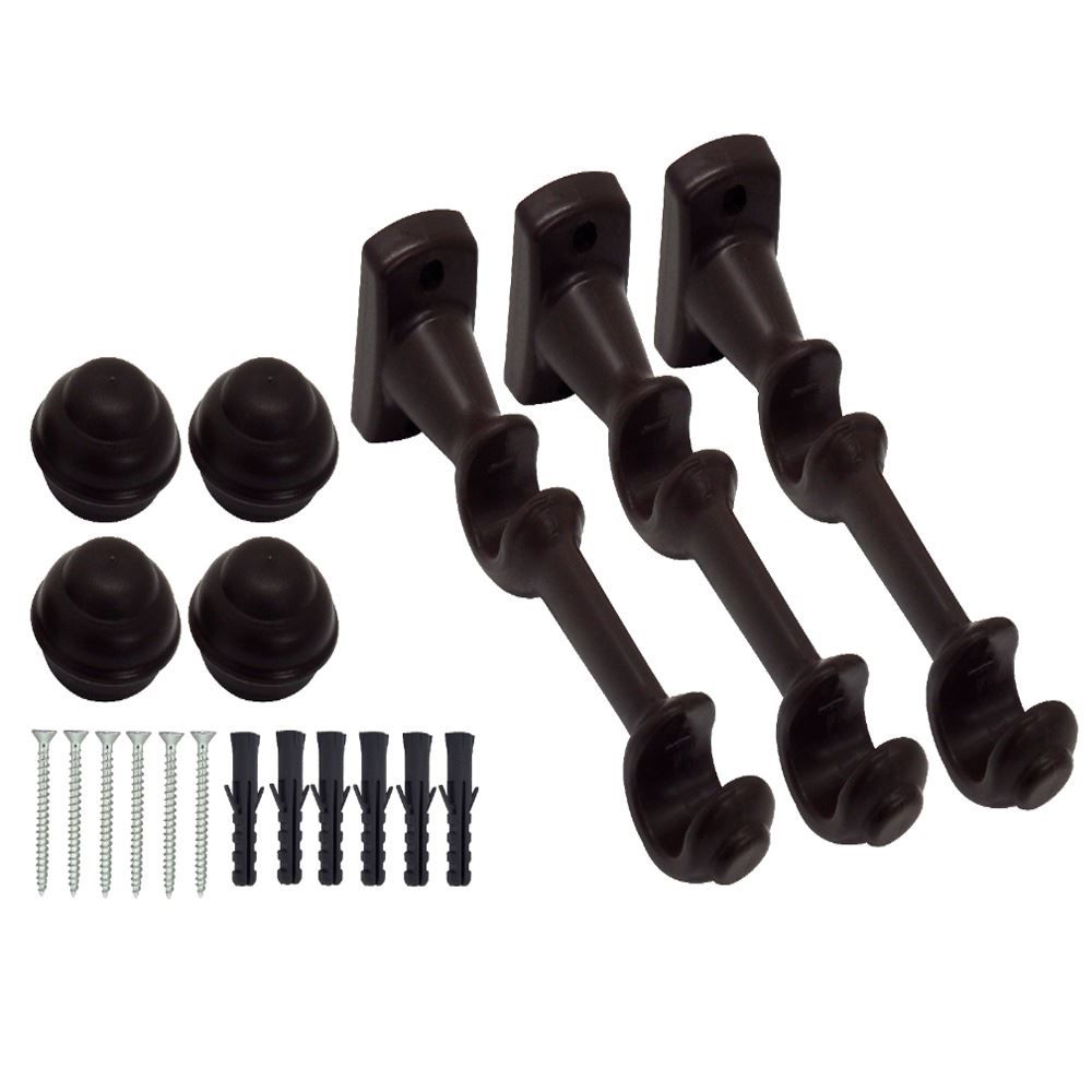 Varão Médio Duplo 3,00M Fosco Havan - Imbuia Fosco