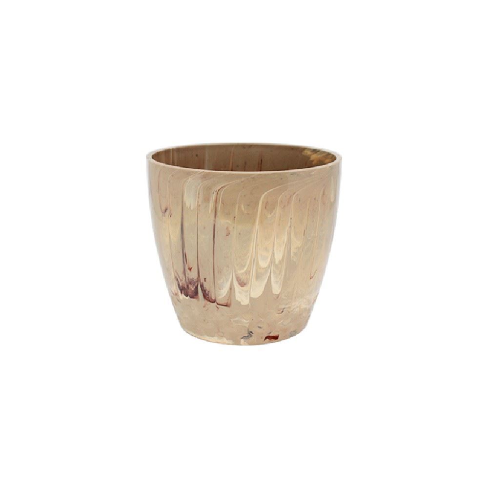 Vaso Cachepô Diamond 12,5Cm Bege Forth Jardim - 481-5