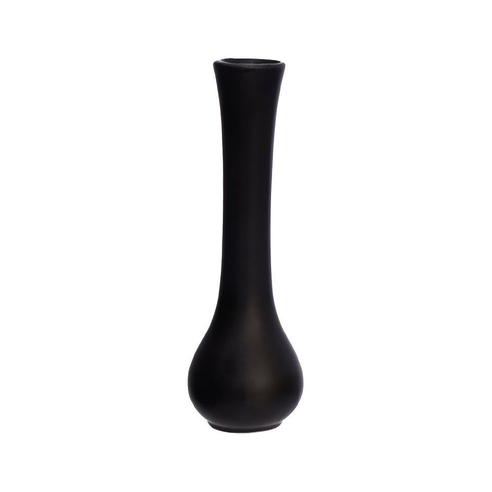 Vaso De Cerâmica Preto Gemini Hauskraf - 20 Cm