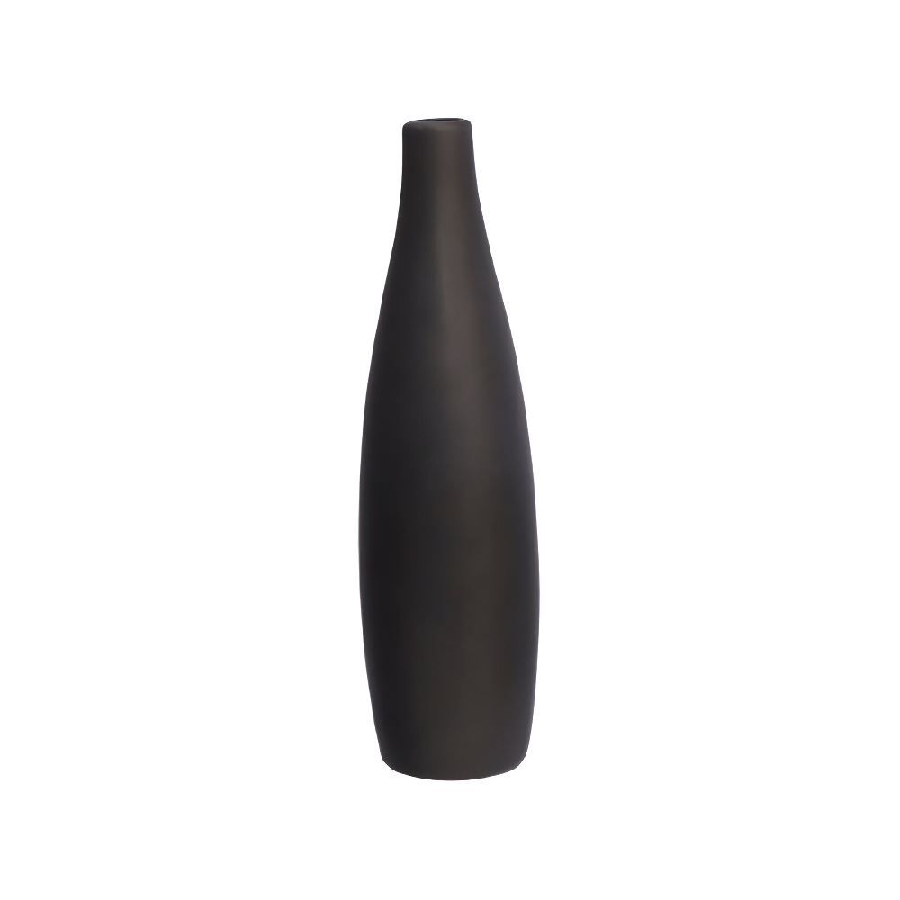 Vaso De Cerâmica Preto Gemini Hauskraft - 24 Cm