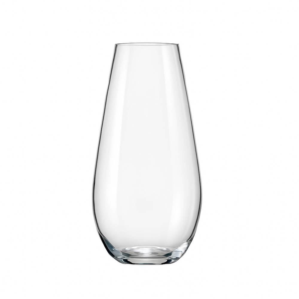 Vaso De Cristal Bohemia 24,5 Cm - Transparente