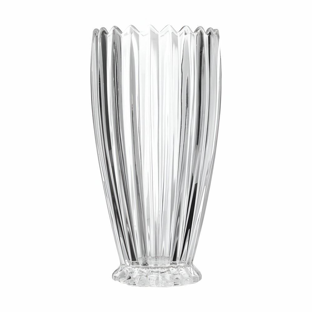 Vaso De Cristal Geneva Wolff 22Cm - Transparente