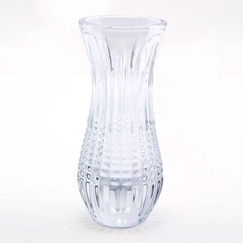 Vaso De Cristal Wolff Queen 6 X 15Cm - Transparente