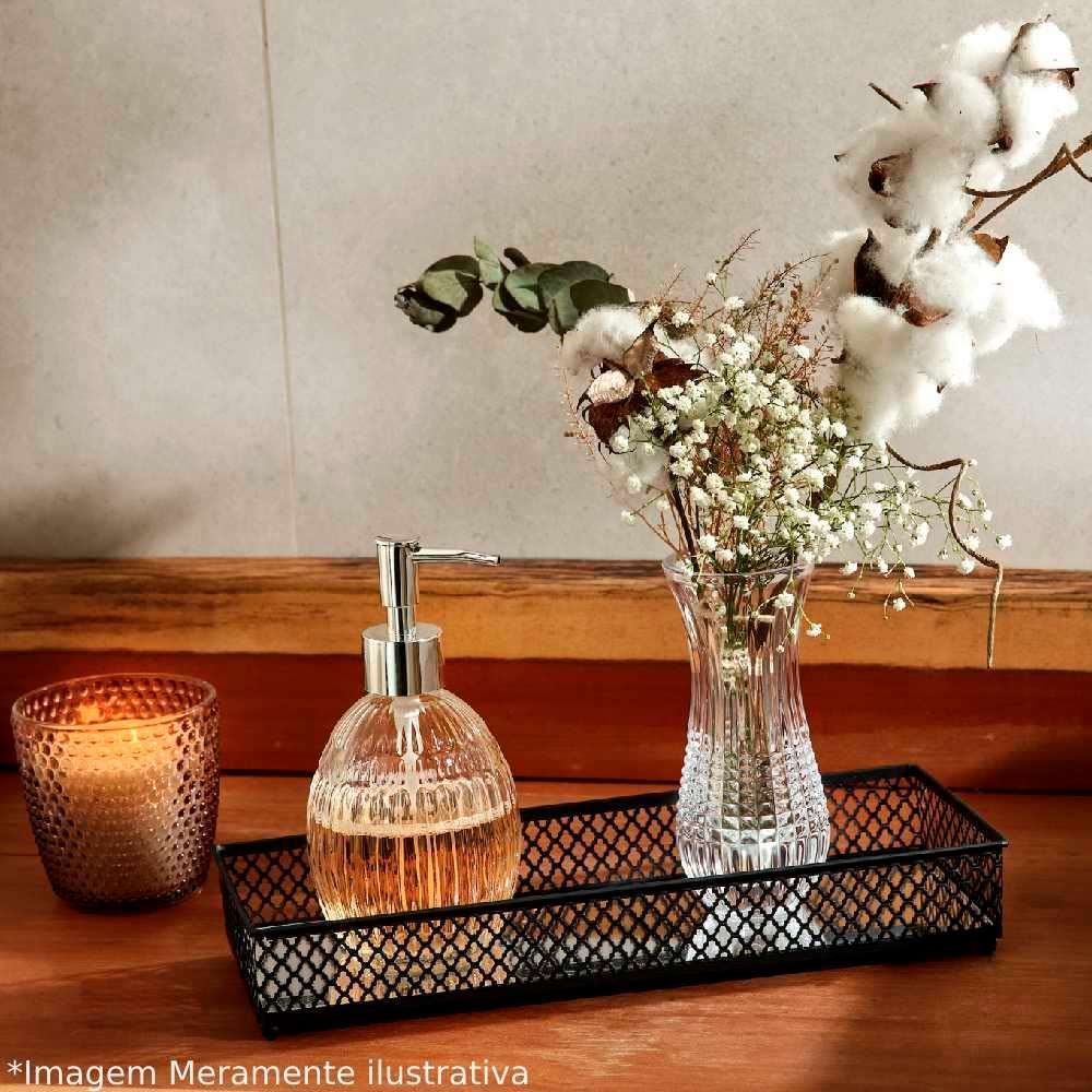 Vaso De Cristal Wolff Queen 6 X 15Cm - Transparente