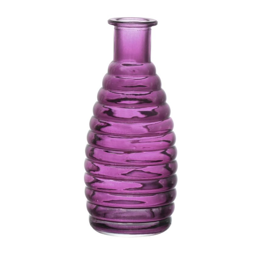 Vaso De Vidro Ivy Roxo 15Cm - Hauskraft