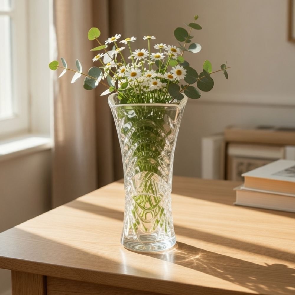 Vaso de Vidro Tulipa Lyor 18 cm - Sortido