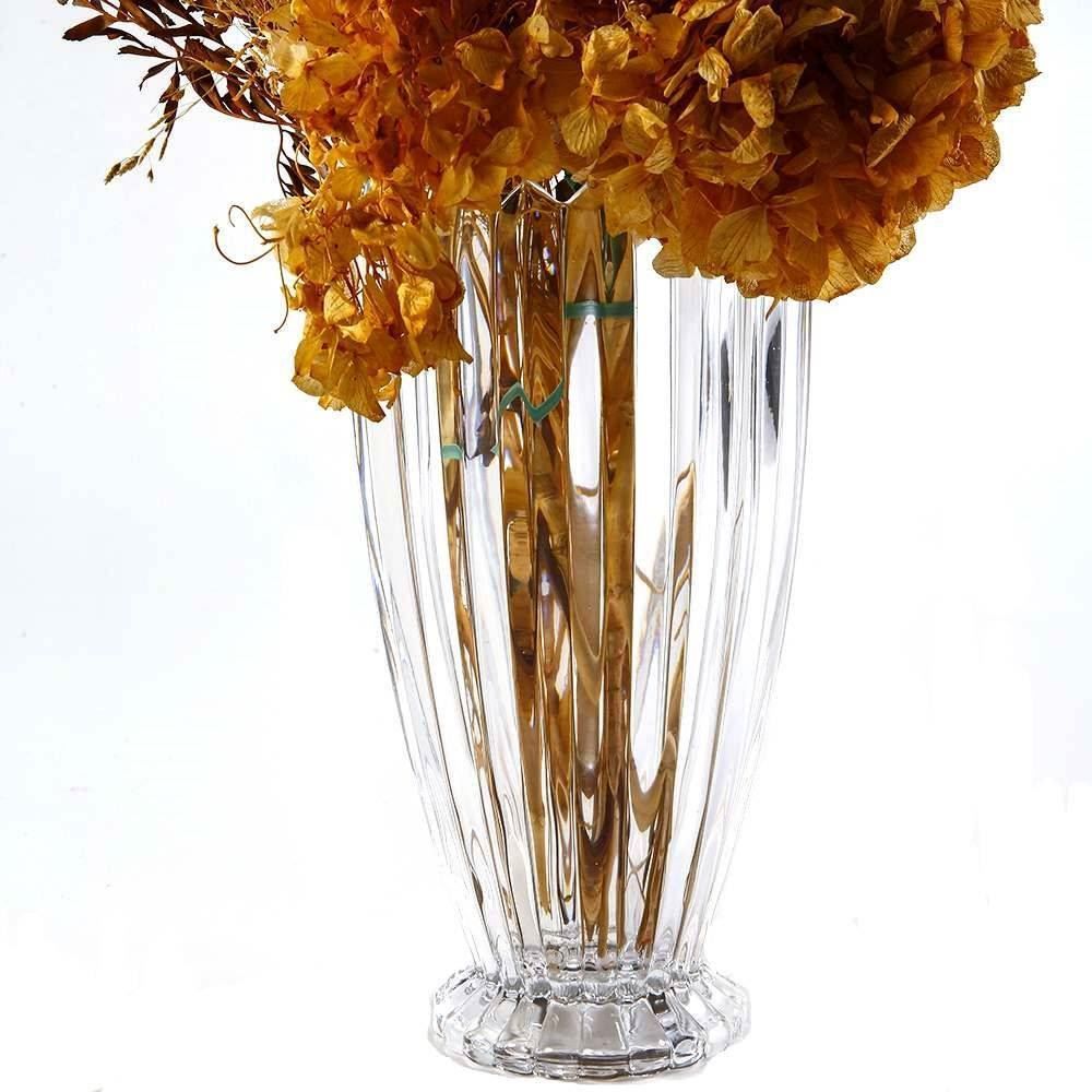 Vaso Decorativo De Cristal Geneva Wolff - Transparente 