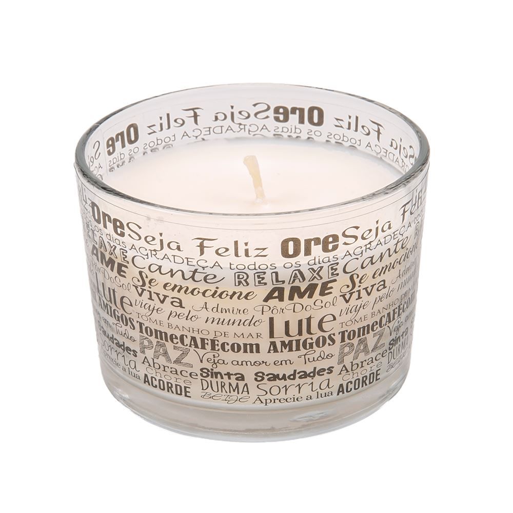 Vela Aromática Palavras Do Bem 100Gr Arana - Palavras Do Bem 
