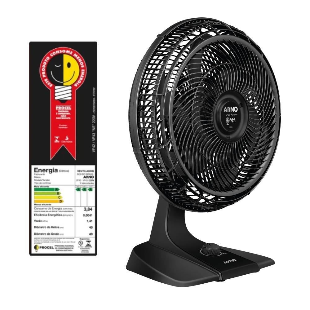 Ventilador Arno 2 em 1 Turbo Force 126W 40cm VF42