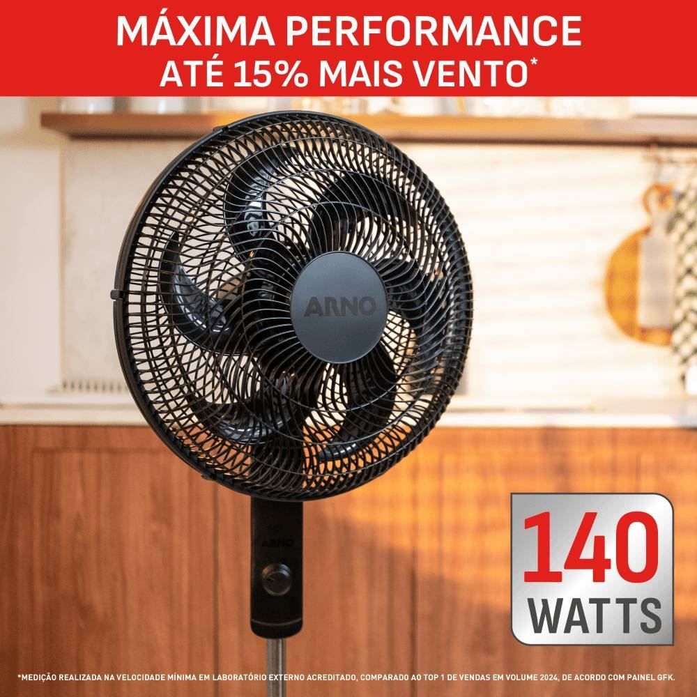 Ventilador De Coluna Arno Essential 6 PÁS 140W VE2C