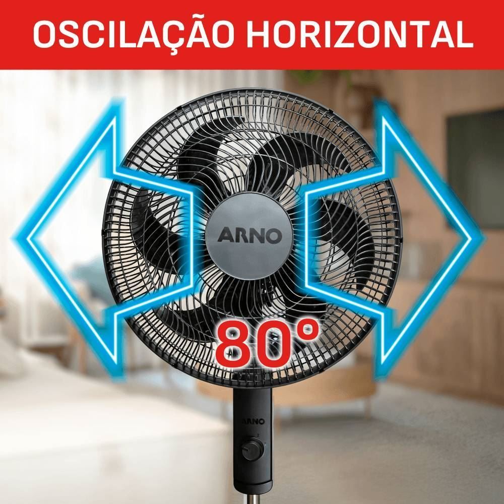 Ventilador De Coluna Arno Essential 6 PÁS 140W VE2C