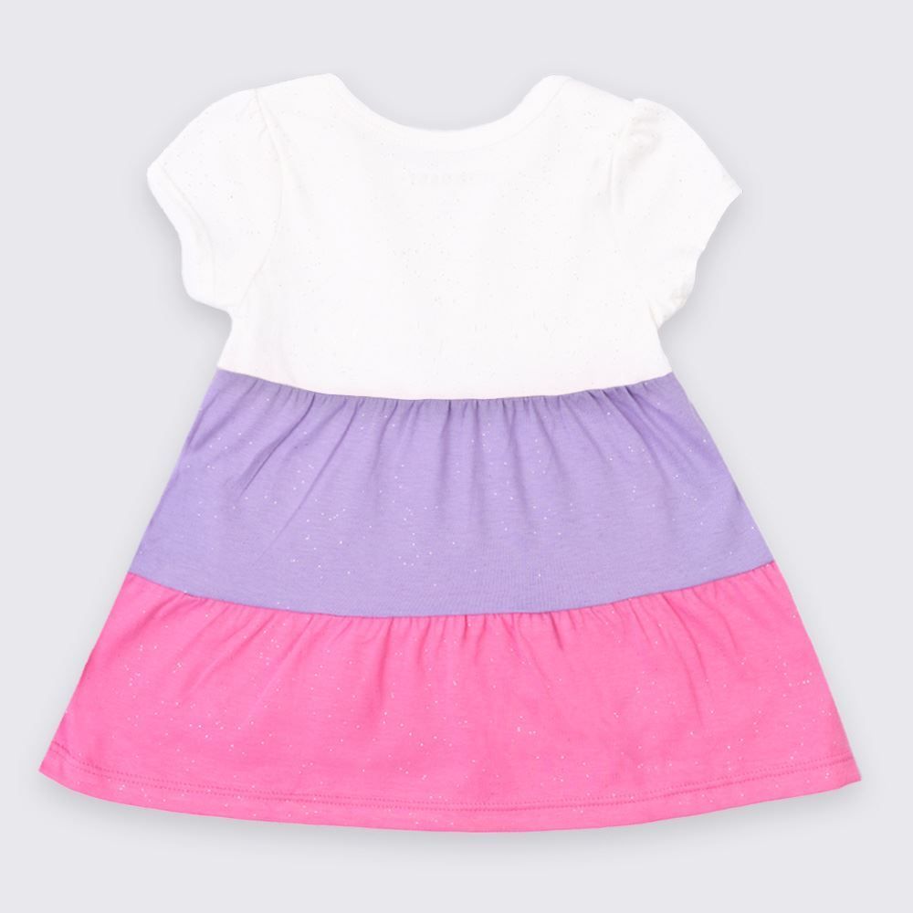 Vestido Bebê Menina De Algodão Com Body Yoyo Baby