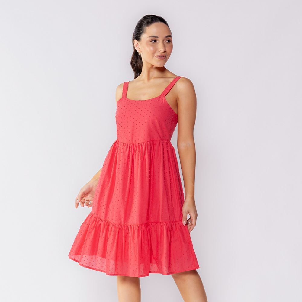 Vestido Feminino Curto Maquinetado Boby Blues