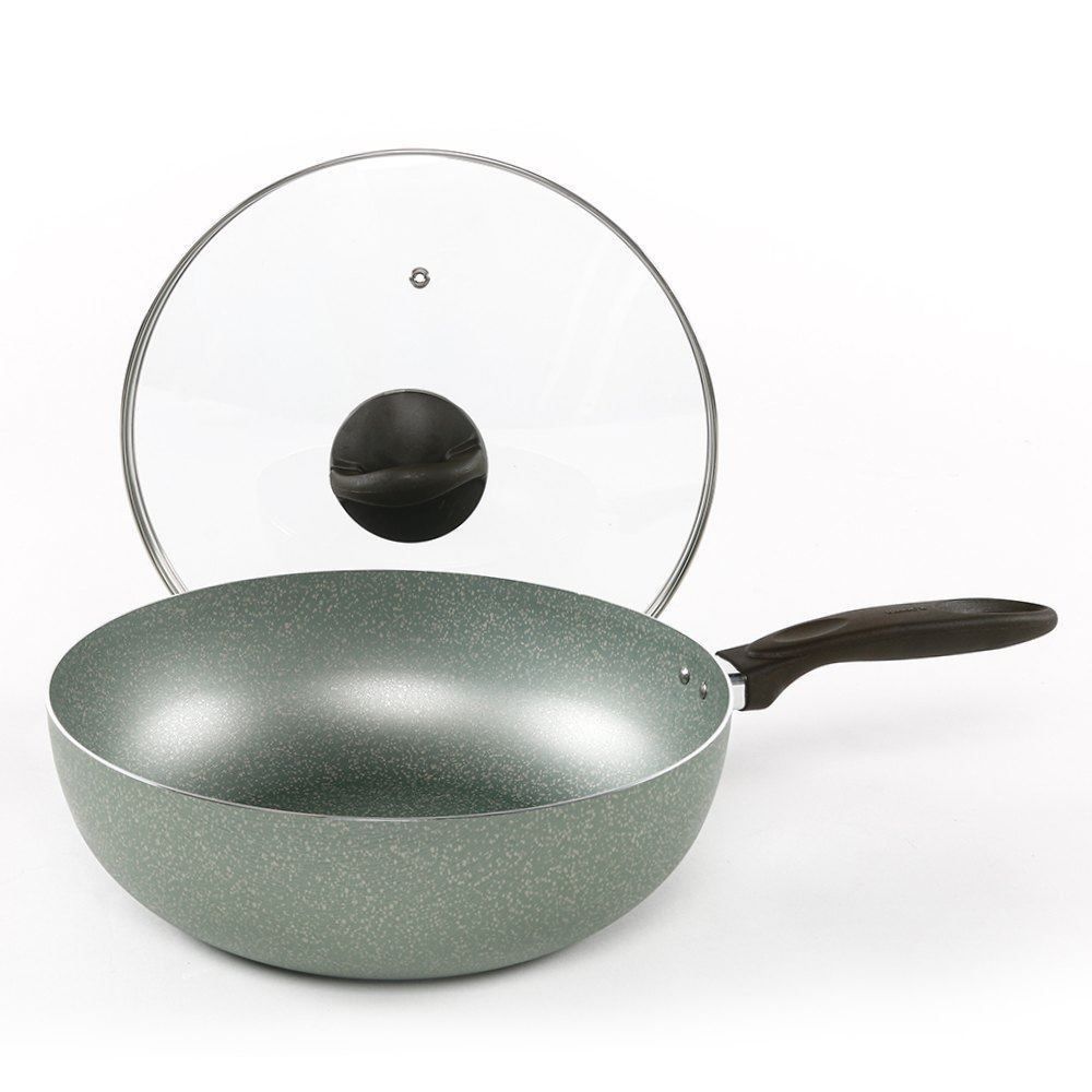 Wok com Tampa Ceramic Life Suprema Brinox 4,1 Litros - Verde