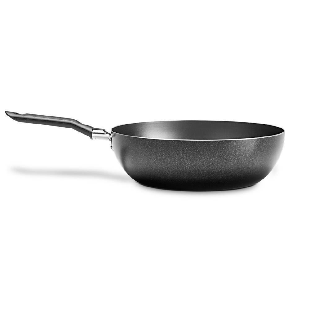 Wok Ebony Brinox 24Cm  - Preto