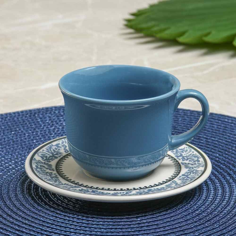 Xícara De Chá Com Pires Jamile Biona By Havan Casa 200Ml - Ceramica