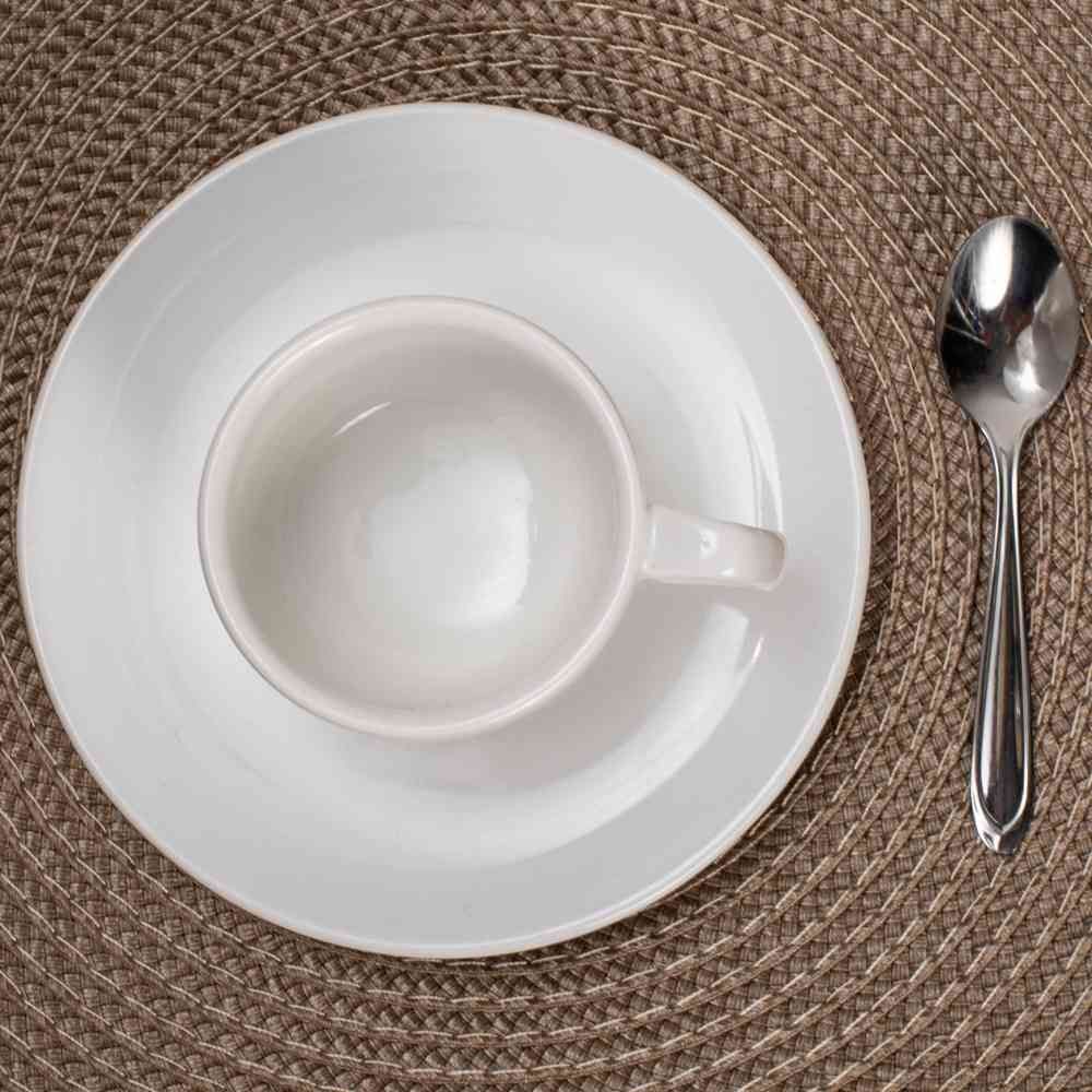 Xícara Com Pires Hotel Oxford De Porcelana 75Ml  - Porcelana