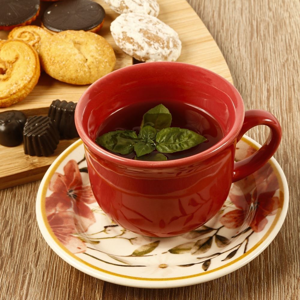 Xícara De Chá Com Pires Donna Anna 200Ml - Cerâmica