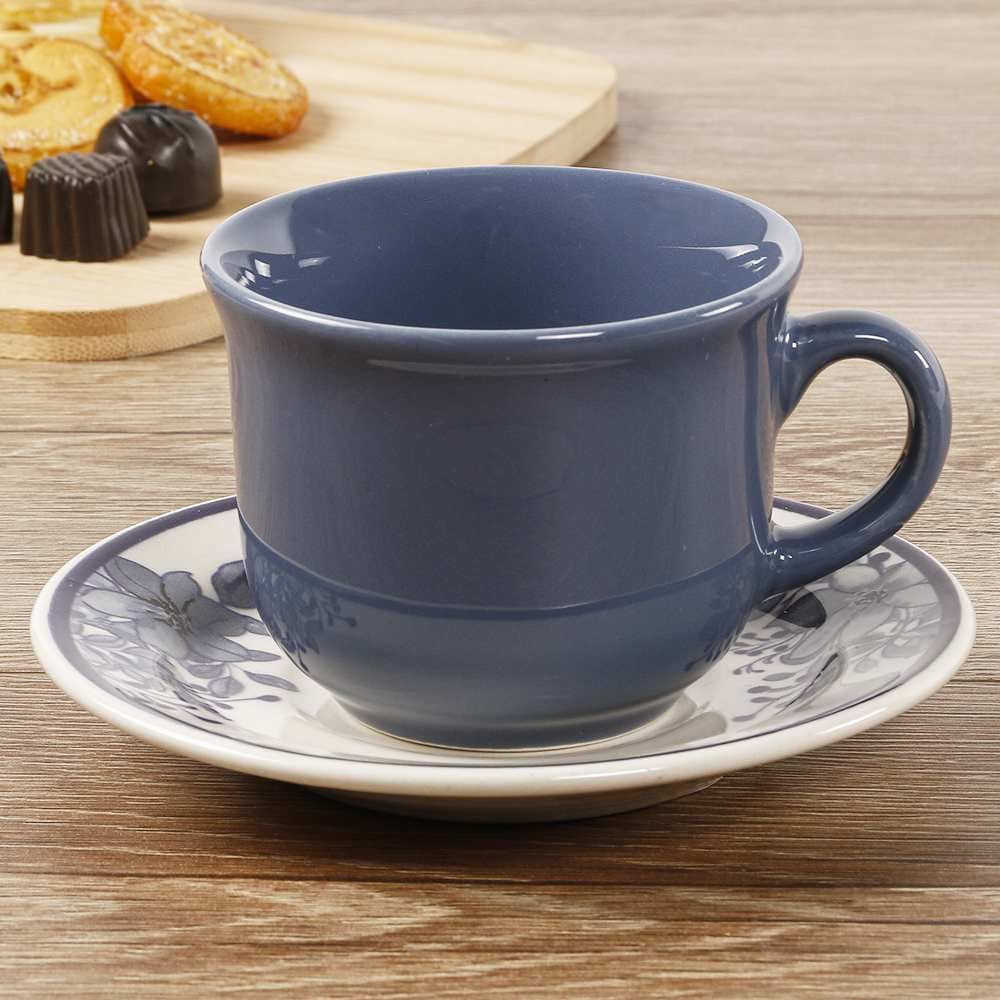 Xícara De Chá Com Pires Donna Maite 200Ml - Ceramica