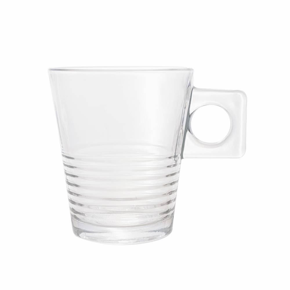 Xícara Para Chá De Vidro  Lima 200 Ml Lyor - Transparente