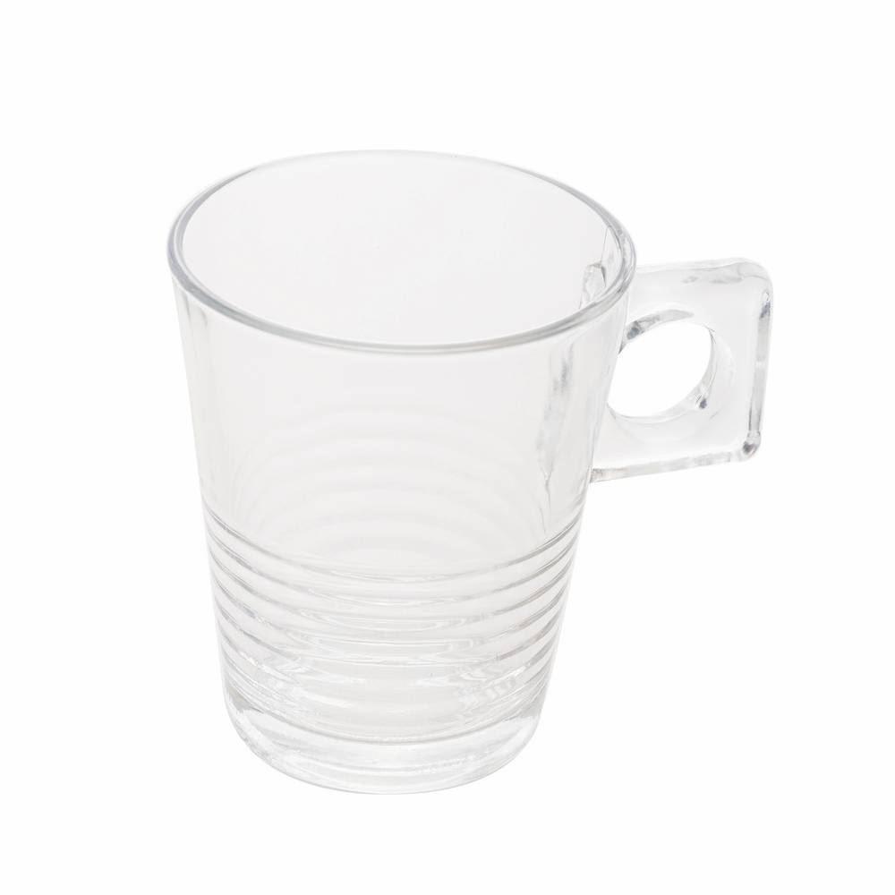 Xícara Para Chá De Vidro  Lima 200 Ml Lyor - Transparente