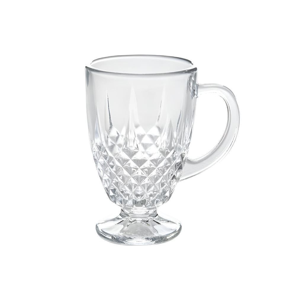 Xícara de Cristal Diamante Lyor 150Ml - Transparente