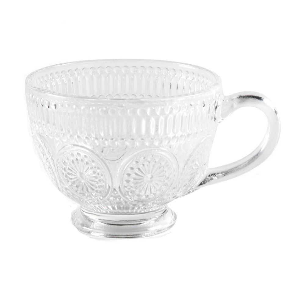 Xícara De Cristal Mandala Lyor 185Ml - Transparente