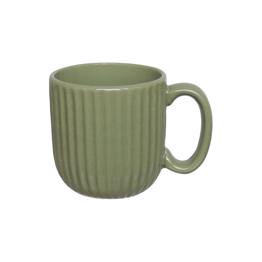 Caneca Para Café De Cerâmica Graffiato 100Ml Hauskraft - Verde