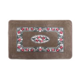 Tapete Sevilha 45X70cm - Havan - Floral Bege