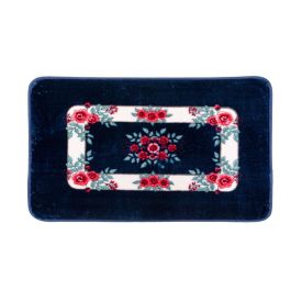 Tapete Sevilha 45X70cm - Havan - Floral Azul