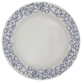 Prato Raso Donna Geo 24Cm - Azul