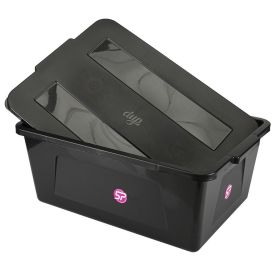 Caixa Organizadora C/ Tampa 30L - Preto