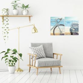 Quadros Decorativos Bike Car 2 Peças - PLC00200