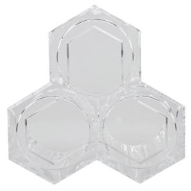 Porta Maquiagem Acrilico 13,3X13,3X11,9Cm - Transparente