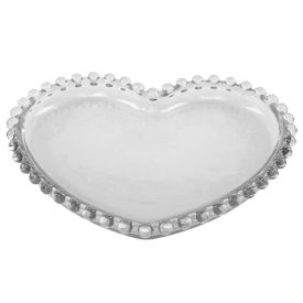 Prato Coração Wolff Pearl 18Cm - Cristal