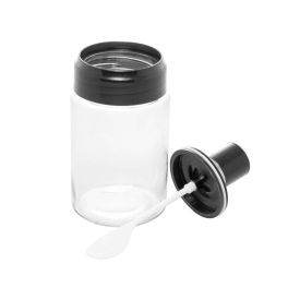 Açucareiro de Vidro com Colher Wolff 220Ml - Preto