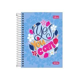 Agenda Espiral 2026 D+ Tilibra 176 Folhas - Sortido