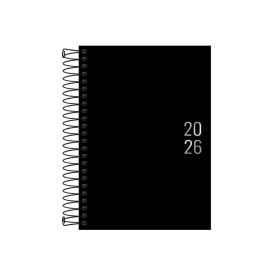 Agenda Espiral Executiva 2026 Napoli 176 Folhas Tilibra - Preto 