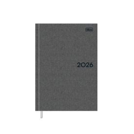 Agenda Costurada 2026 Executiva Milano 176 Folhas Tilibra - Chumbo