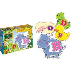 Conjunto 26 Quebra-Cabeças Alfabeto dos Bichos Toia - DIVERSOS