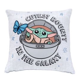 Almofada Decorativa 43X43cm Disney - Baby Yoda Star
